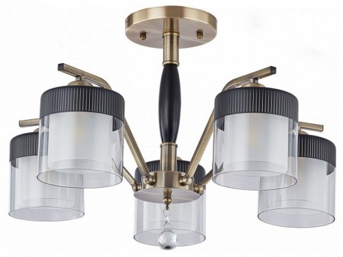 Потолочная люстра Arte Milano Napoli-2646 332646/5 AB+BK Потолочная люстра Arte Milano Napoli-2646 332646/5 AB+BK