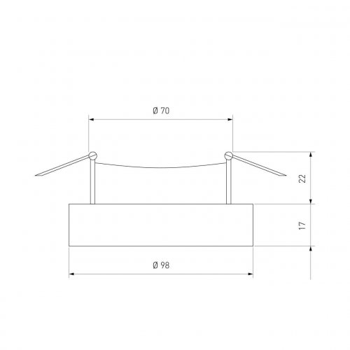 Встраиваемый светильник Elektrostandard 118 MR16 серебро/черный a053349