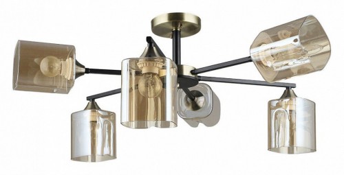 Потолочная люстра Arte Lamp Merci A4185PL-6BK