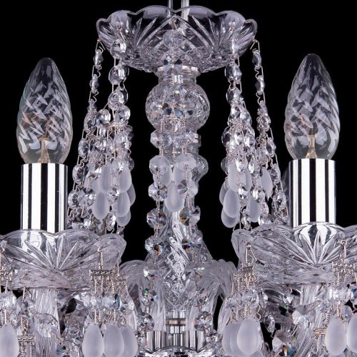 Подвесная люстра Bohemia Ivele Crystal 1410/8/195/Ni/V0300