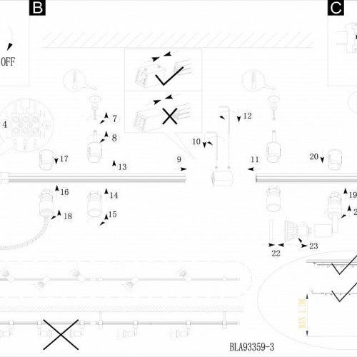 Трековая система Eglo Vilanova 93359