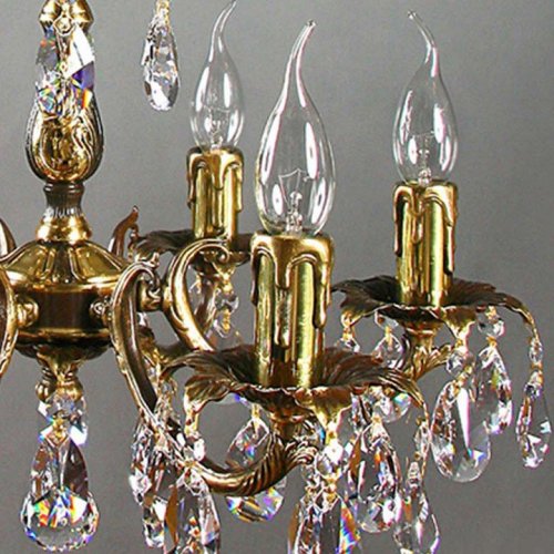 Подвесная люстра Ambiente by Brizzi Benisa 2226/6 PB Tear Drop Подвесная люстра Ambiente by Brizzi Benisa 2226/6 PB Tear Drop