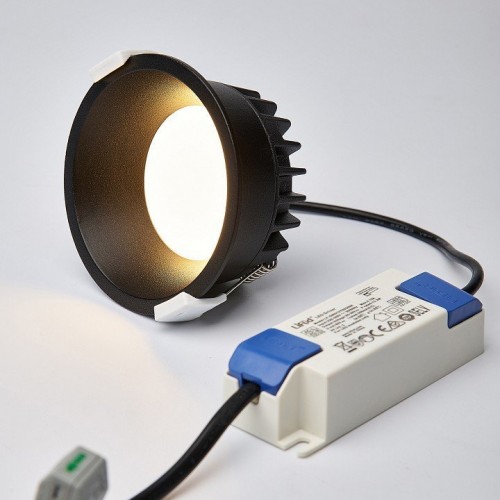 Встраиваемый светодиодный светильник Italline IT08-8013 black 3000K