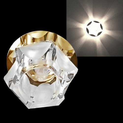 Точечный светильник Sneha 7018/H G9 GD+WT