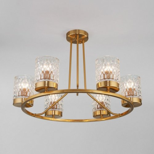 Потолочная люстра Eurosvet Calle 60127/6 латунь Потолочная люстра Eurosvet Calle 60127/6 латунь