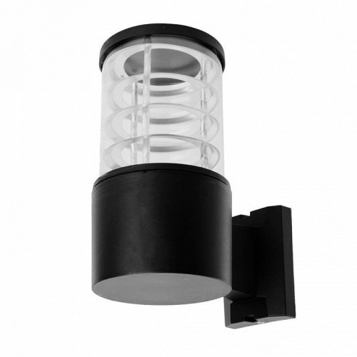 Светильник садово-парковый Feron.ONE DH0801-P, на стену вверх, E27 230V, черный пластик