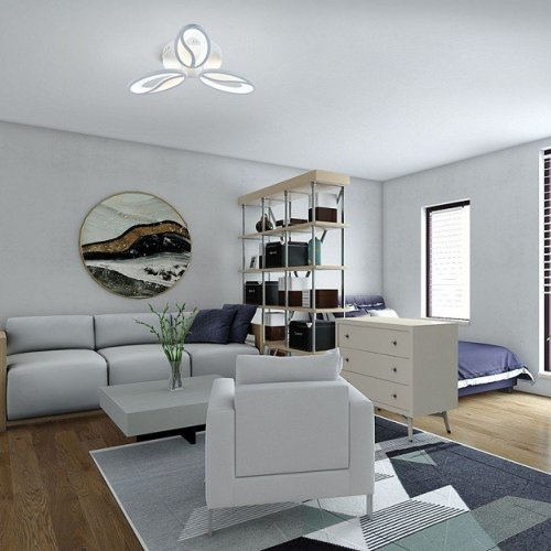 Потолочная светодиодная люстра Escada Grain 10222/3LED 46W