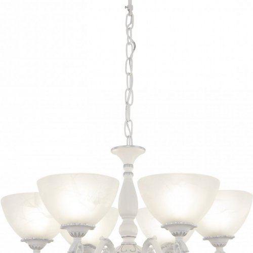 Подвесная люстра Arte Milano AM340518 340518/6 WT+SL Подвесная люстра Arte Milano AM340518 340518/6 WT+SL