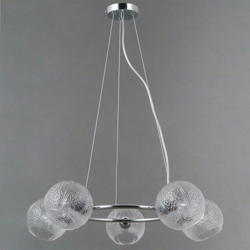 Подвесная люстра Illumico IL0728-5PSQ-24 CR ARIES Подвесная люстра Illumico IL0728-5PSQ-24 CR ARIES