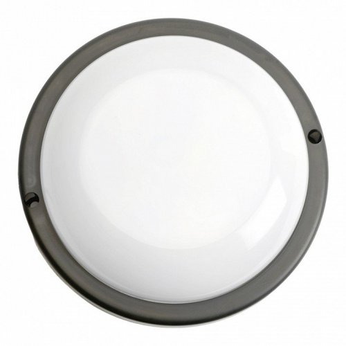 Светильник светодиодный пылевлагозащищённый Feron AL3005 в пластиковом корпусе 12W 6500K 220V IP65 черный 51470