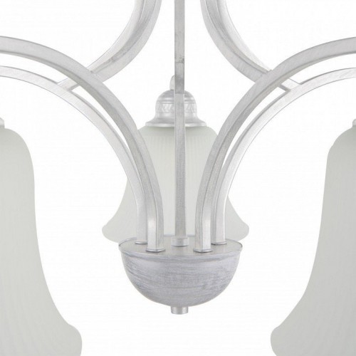 Потолочная люстра Arte Milano Napoli-1254 331254/5 WT+SL Потолочная люстра Arte Milano Napoli-1254 331254/5 WT+SL