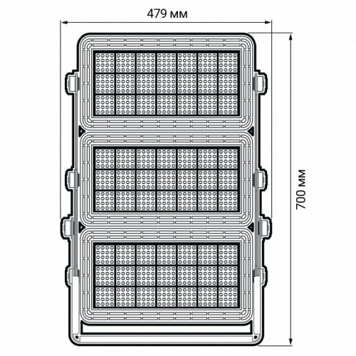Настенно-потолочный прожектор Jazzway  PFL SPORT 02  750w  5700K IP66