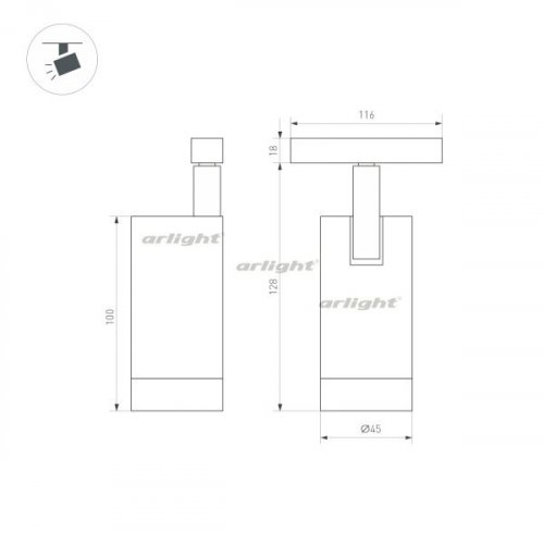 Трековый светильник Arlight 0 33827