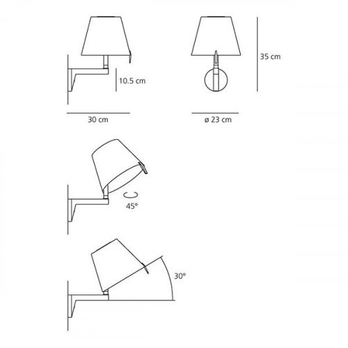 Бра Artemide Melampo 0721020A