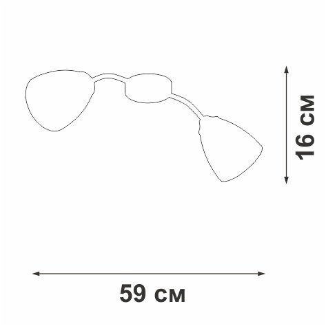 Потолочная люстра  V3750/2PL