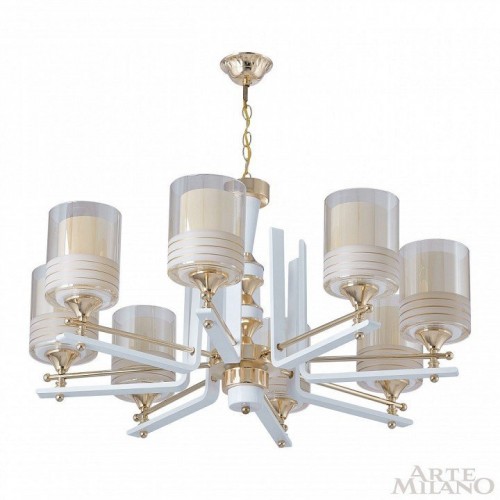 Подвесная люстра Arte Milano Florentia-6087 306087/8 Wh/Gd