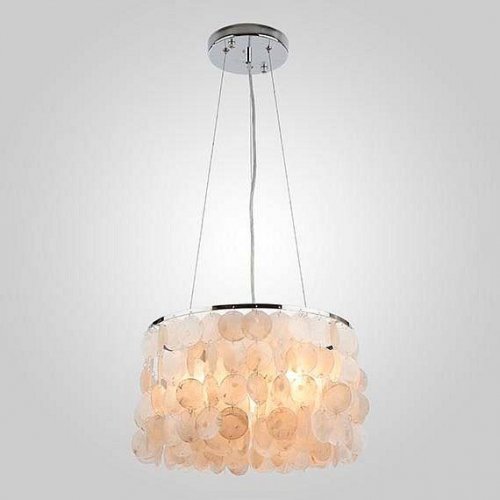 Подвесная люстра Eurosvet 60005/3 хром/перламутр Подвесная люстра Eurosvet 60005/3 хром/перламутр