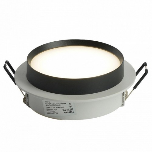 Светильник встраиваемый Feron DL507 потолочный GX53 белый + черный круг 51351