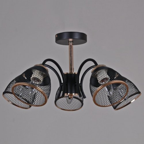 Потолочная люстра Reluce 01505-0.3-05 BK+FGD