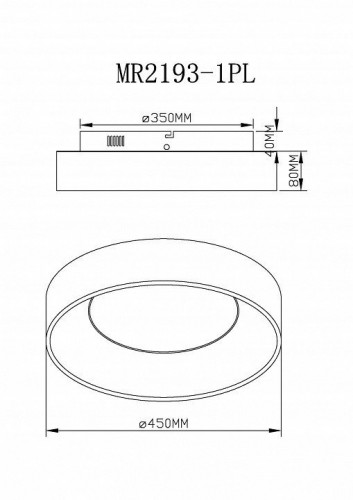 Потолочный светильник MyFar Shannon MR2193-1PL
