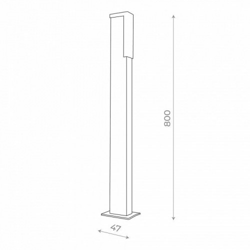 Уличный светодиодный светильник ST Luce Posto SL096.445.02