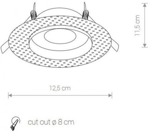 Встраиваемый светильник Nowodvorski Echo 8371 Встраиваемый светильник Nowodvorski Echo 8371