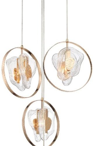 Подвесной светильник DeLight Collection Cowley P60669-4 gold/clear Подвесной светильник DeLight Collection Cowley P60669-4 gold/clear