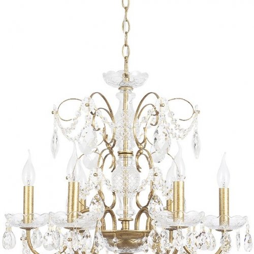 Подвесная люстра Crystal Lux Odelis SP6 Gold