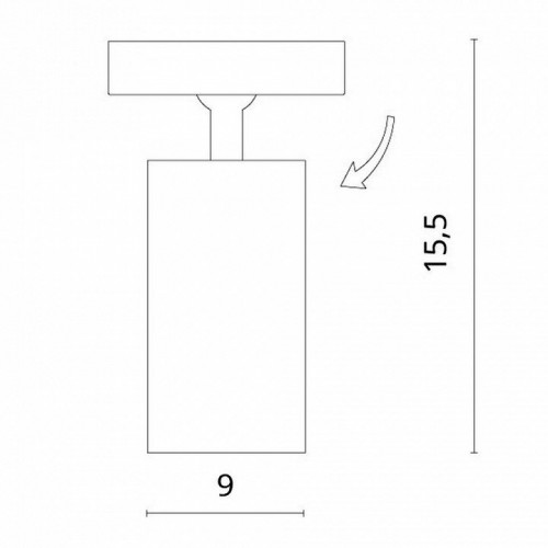 Точечный накладной светильник Divinare Gavroche Volta 1968/04 PL-1 Точечный накладной светильник Divinare Gavroche Volta 1968/04 PL-1