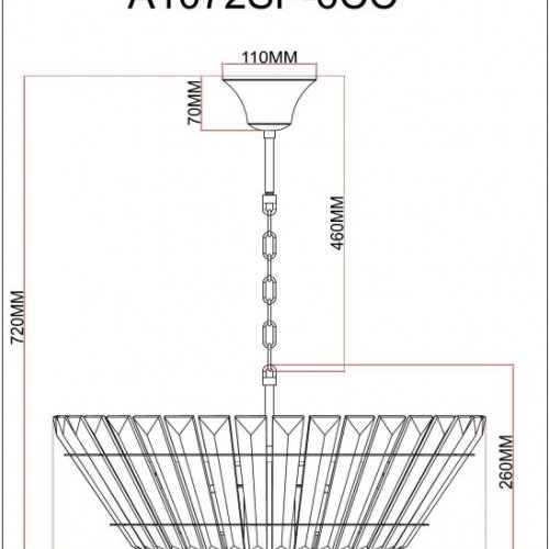 Подвесная люстра Arte Lamp Florizel A1072SP-6CC