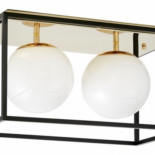 Потолочная люстра Lumina Deco Maldini LDC 8060-2 F.GD+BK Потолочная люстра Lumina Deco Maldini LDC 8060-2 F.GD+BK