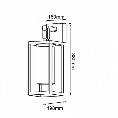 Настенный уличный светильник Mantra ALPS 9113