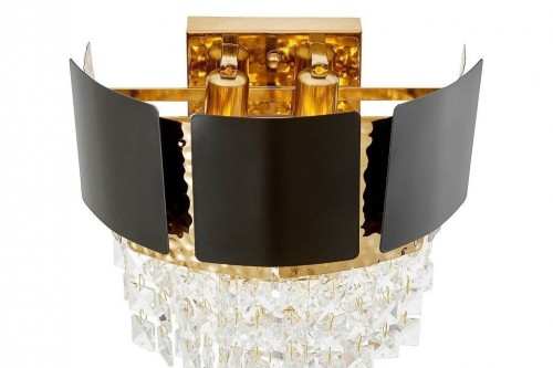 Бра Lumina Deco Molina LDW 7045-2 BK+GD
