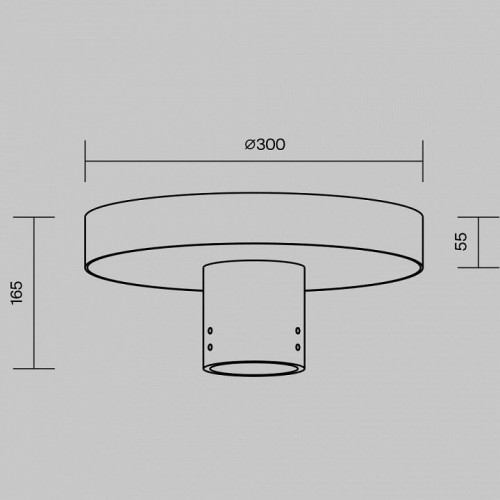 Уличный консольный светильник Maytoni Katto O471H-L30GF3K
