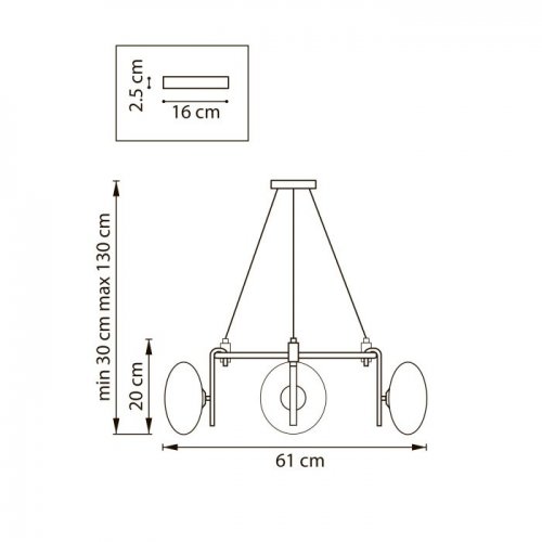 Подвесной светильник Gamma G9 737136