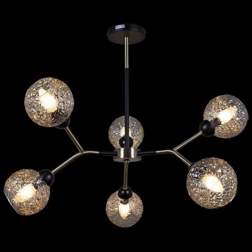 Подвесная люстра Illumico IL0268-6PSQ-79 BK AB Подвесная люстра Illumico IL0268-6PSQ-79 BK AB