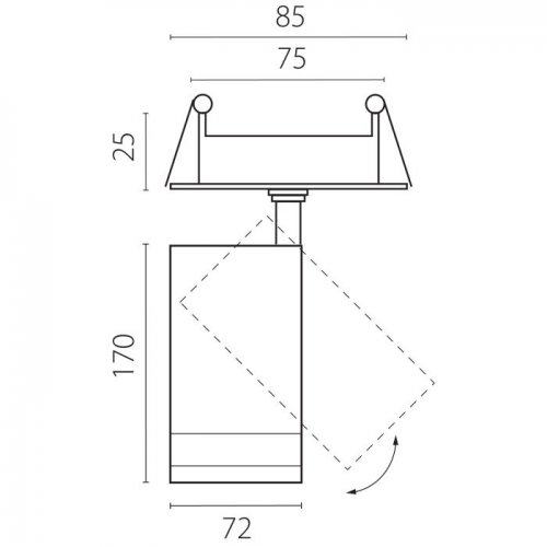 Спот Canno Pro C4207RS
