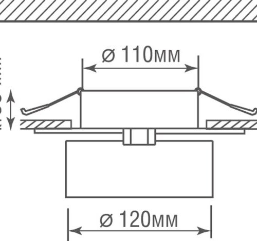 Точечный светильник Bloom DL18959R18W1B