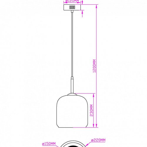 Подвесной светильник Charlie MR2133-1PL