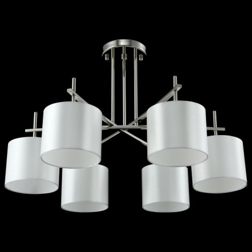 Потолочная люстра Crystal Lux Sergio PL6 Nickel