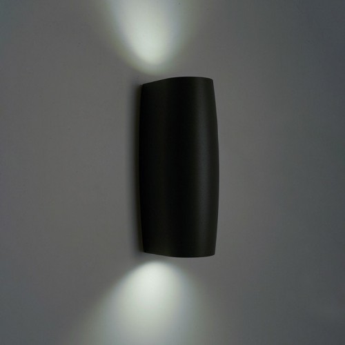 Светильник садово-парковый Feron DH025, на стену, 2*GU10 MR11 230V, черный