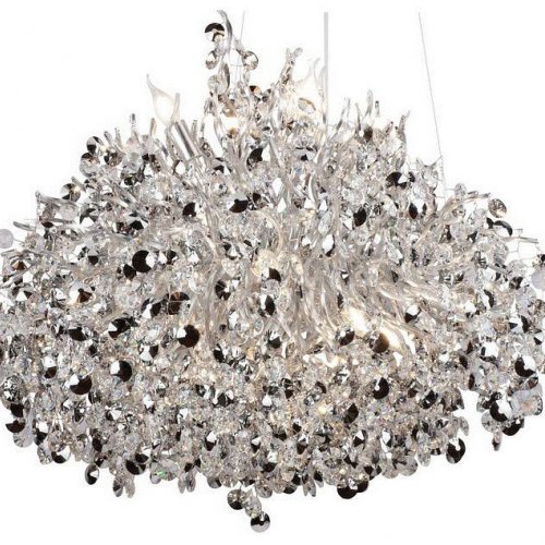 Подвесная люстра AM-Group FACETED FACETED SP21 SILVER Подвесная люстра AM-Group FACETED FACETED SP21 SILVER