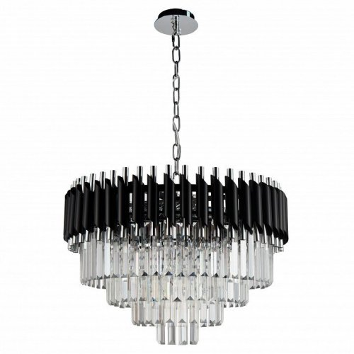 Подвесная люстра Darian DARIAN 76017/10C CHROME BLACK