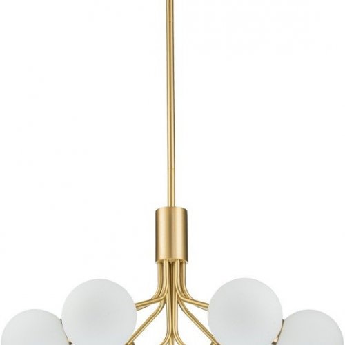 Подвесная люстра Belfast Bryson L-8130-6+3 BR GL Подвесная люстра Belfast Bryson L-8130-6+3 BR GL