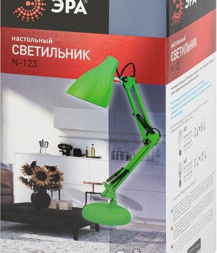 Офисная настольная лампа N-123-E27-40W-GR