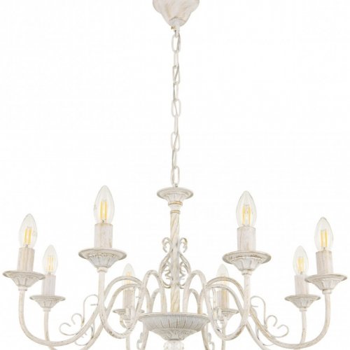 Подвесная люстра Arte Milano AM342620 342620/8 WT+G Подвесная люстра Arte Milano AM342620 342620/8 WT+G