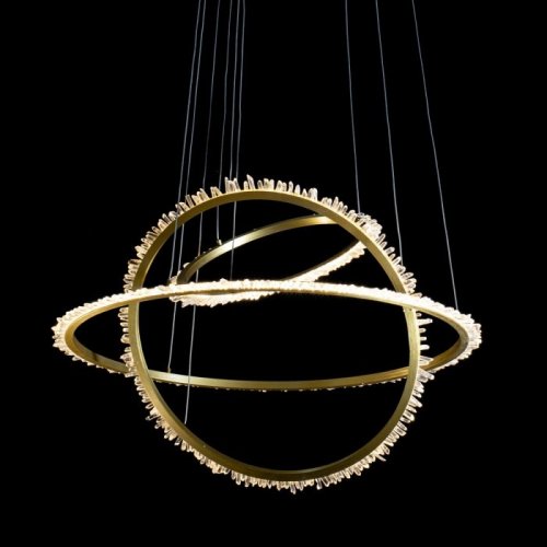 Подвесной светильник DeLight Collection Quartz Halo MD20020154-3A satin gold