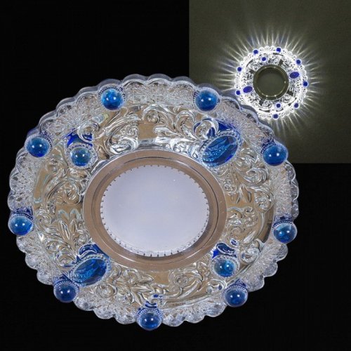 Точечный светильник Reluce 14339-9.0-001LD MR16+LED3W WT+BL Точечный светильник Reluce 14339-9.0-001LD MR16+LED3W WT+BL
