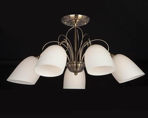 Потолочная люстра Eurosvet 30107/5 античная бронза