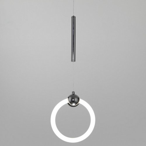 Подвесной светодиодный светильник Eurosvet Rim 90165/1 черный жемчуг